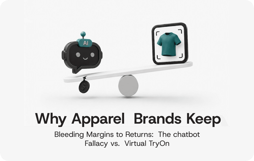 Why Apparel Brands Keep Bleeding Margins to Returns: The Chatbot Fallacy vs. Virtual Try-On